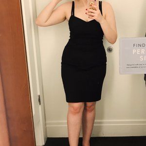 Banana Republic Little Black Dress - Spaghetti Strap Bodycon Party Dress